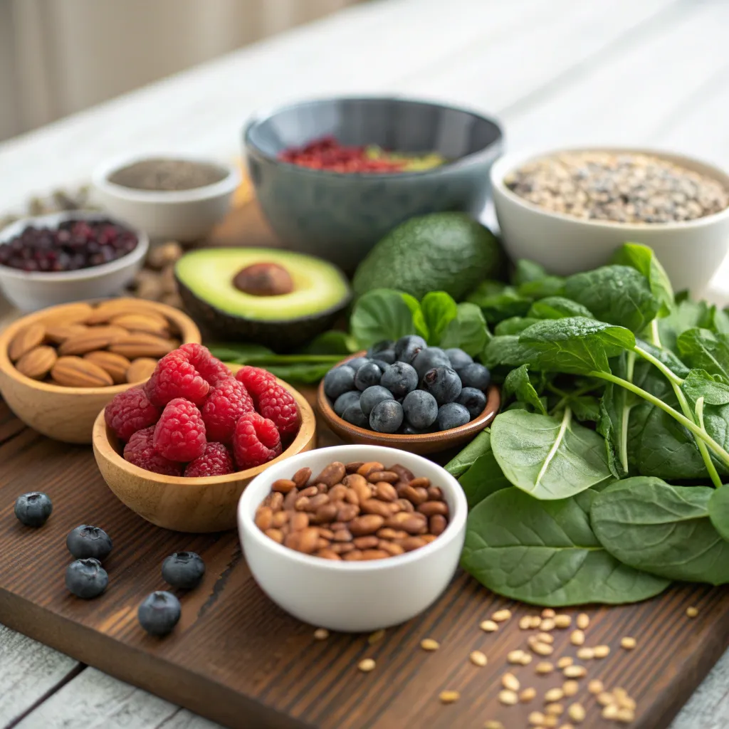 Image of superfood cooking ingredients